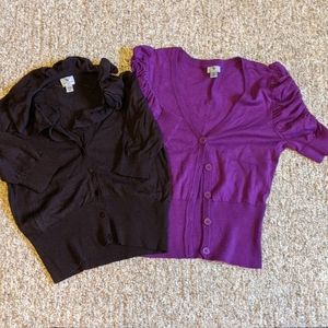 2 Worthington Cardigans